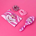 Disney Alice in Wonderland Cheshire Cat Beauty Set Haarborstel Scrunchies Toilettas