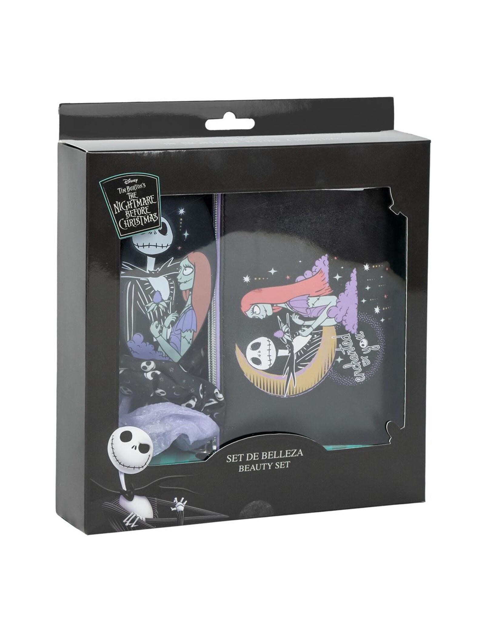 Disney Disney Nightmare Before Christmas Beauty Set Haarborstel Haar Scrunshies Toilettas