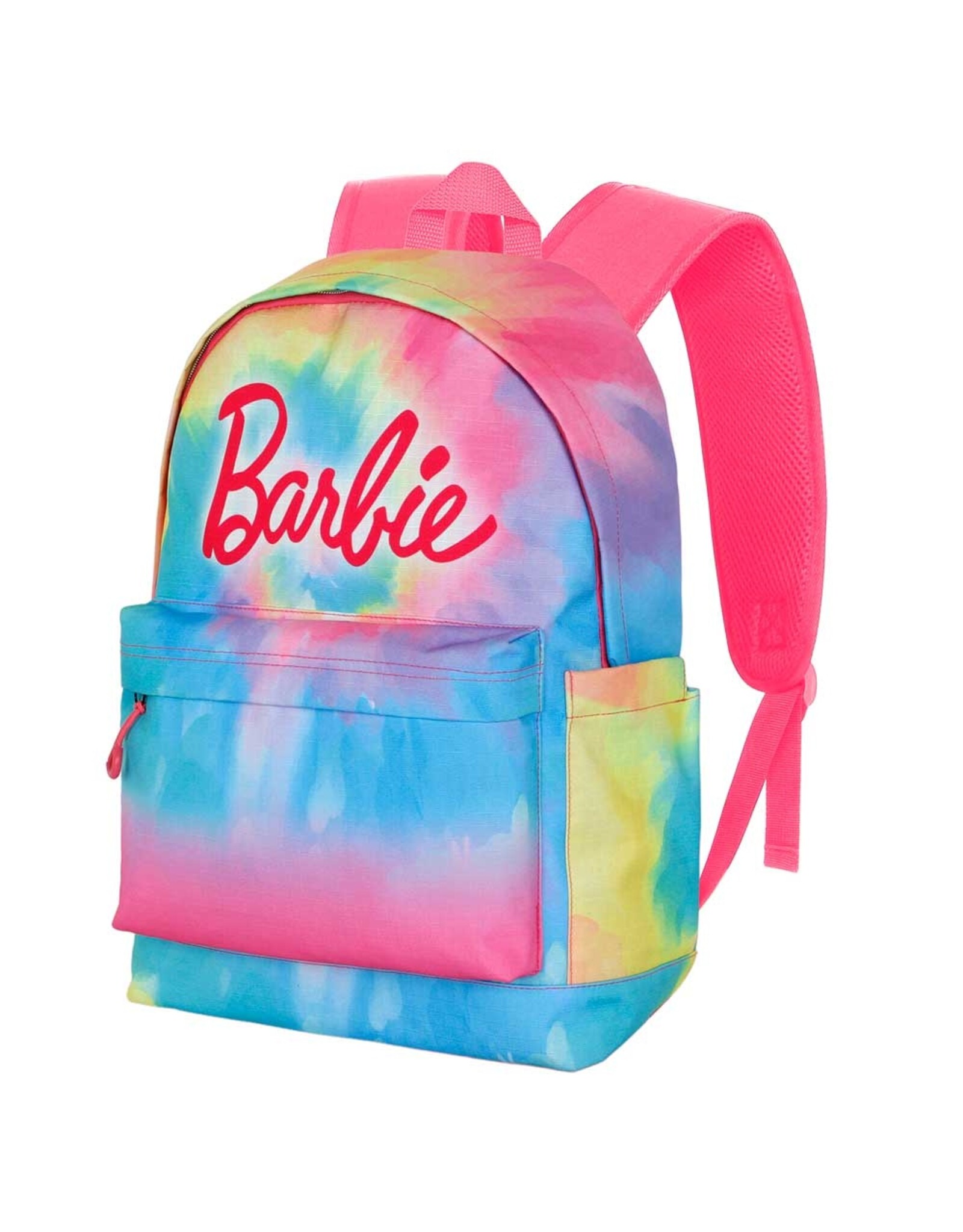 Barbie Barbie Rugzak Meisjes Tie Dye 3 Vakken Premium Quality  - Hoogte 44cm