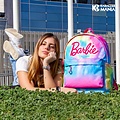 Barbie Barbie Rucksack Mädchen Tie Dye 3 Taschen Premium Qualität - Höhe 44cm Barbie Barbie Rucksack Mädchen Tie Dye 3 Taschen Premium Qualität - Höhe 44cm