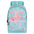 Oh My Pop Oh My Pop Backpack Flamingo 2 Pockets - Premium Qualität - Plüsch Flamingo Anhänger - Laptop Tablet Fach - Höhe 44cm Oh My Pop Oh My Pop Backpack Flamingo 2 Pockets - Premium Qualität - Plüsch Flamingo Anhänger - Laptop Tablet Fach - Höhe 44cm