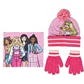 Barbie Barbie Winterset Muts Handschoenen Sjaal Meisjes Barbie Barbie Winterset Muts Handschoenen Sjaal Meisjes