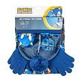 Sonic the Hedgehog Sonic the Hedgehog Winter Set Mütze, Schal und Handschuhe Jungen