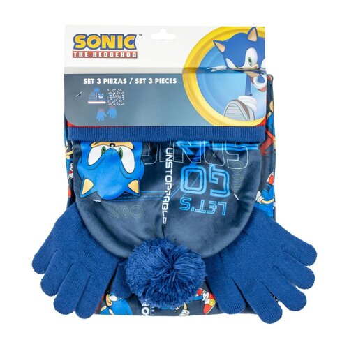 Sonic the Hedgehog Sonic the Hedgehog Winter Set Mütze, Schal und Handschuhe Jungen Sonic the Hedgehog Sonic the Hedgehog Winter Set Mütze, Schal und Handschuhe Jungen
