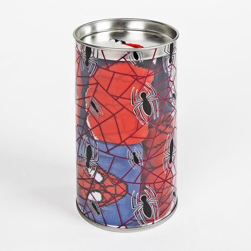 Marvel Spiderman Socks in Money Box - 4 Pairs of Socks Boys Girls