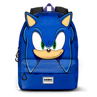 Sonic the Hedgehog Backpack 2 Pockets Premium Quality - Height 34cm