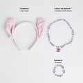 Disney Stitch und Engel Haarband Armband und Halskette Mädchen Rosa Disney Stitch und Engel Haarband Armband und Halskette Mädchen Rosa