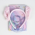 Disney Stitch und Engel Haarband Armband und Halskette Mädchen Rosa Disney Stitch und Engel Haarband Armband und Halskette Mädchen Rosa