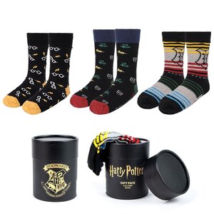 Harry Potter Harry Potter Socks Men Ladies Gift Box 3 Pairs Harry Potter Harry Potter Socks Men Ladies Gift Box 3 Pairs