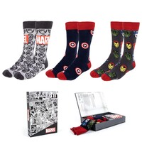 Marvel Socks Men Ladies Gift - 3 Pairs - Size 38/45