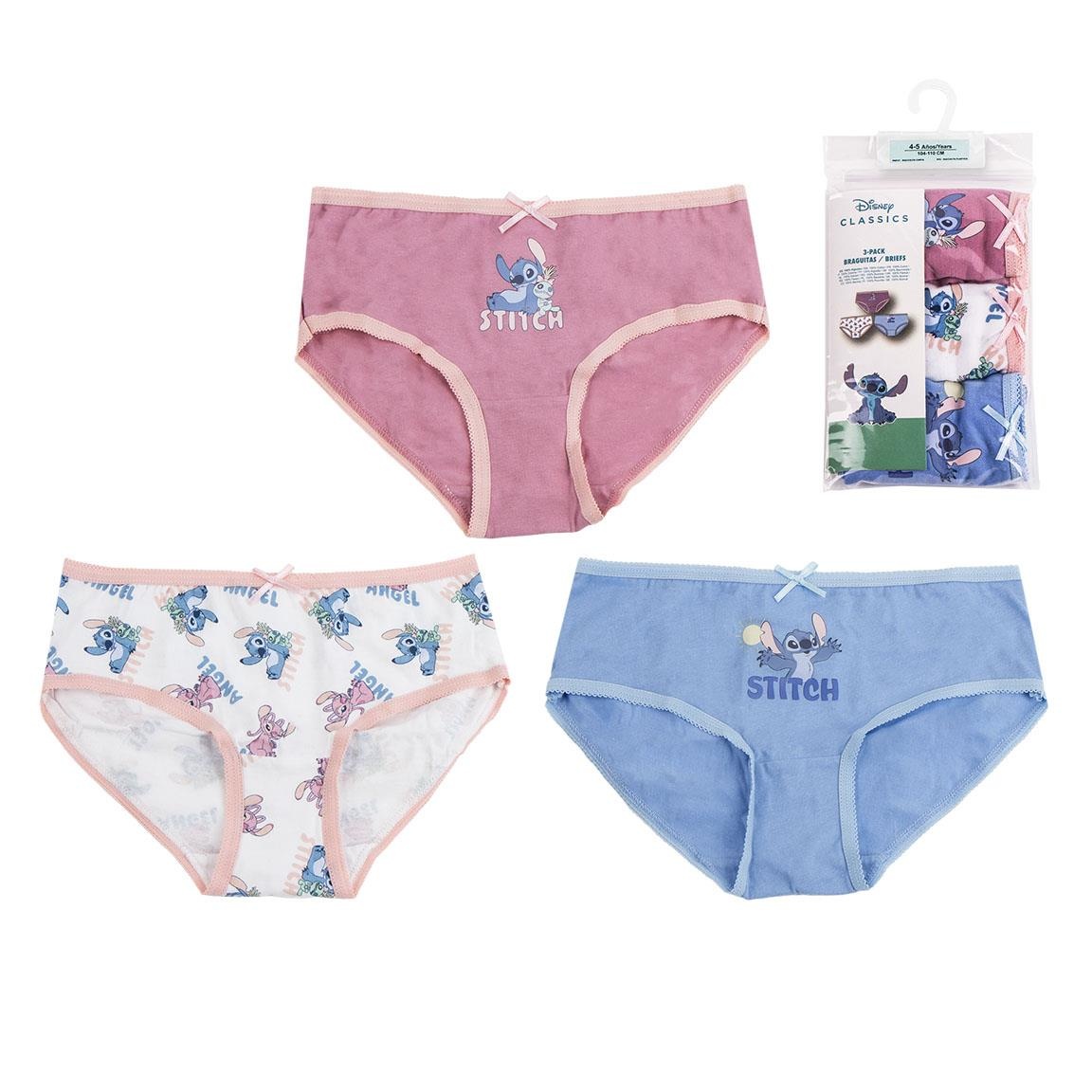 Disney Disney Stitch Underpants Underwear Girls - 3 Pairs