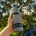 WatertoGo WatertoGo Waterfilter Drinkfles 75cl Active Blauw Milieubewust Veilig Water Drinken