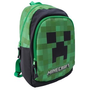 Minecraft Minecraft Rucksack Jungen Rucksack Mädchen 2 Fächer – Höhe 38 cm