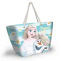 Disney Disney Frozen 2 Strandtas mit Reißverschluss Damen Einkaufstasche Mädchen Disney Disney Frozen 2 Strandtas mit Reißverschluss Damen Einkaufstasche Mädchen