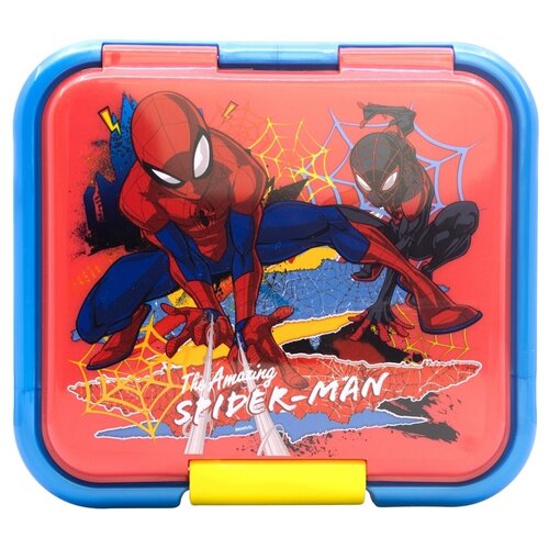 Marvel Spider-Man Lunch Box – 3 Compartments | Marvel | BPA-Free Marvel Spider-Man Lunch Box – 3 Compartments | Marvel | BPA-Free