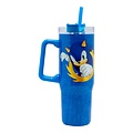 Sonic the Hedgehog Sonic the Hedgehog Tumbler – 940ml | Insulated Steel Mug with Straw