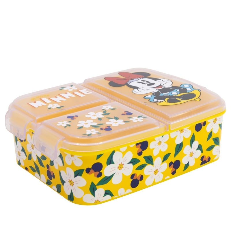 Disney Minnie Mouse 3-Compartment Kids Lunch Box