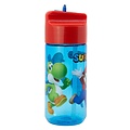Super Mario Super Mario Water Bottle – Luigi, Toad & Yoshi | 430ml BPA-Free