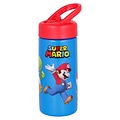 Super Mario Super Mario Trinkflasche Let's-a-Go – 410 ml – BPA-frei mit Strohhalm Super Mario Super Mario Trinkflasche Let's-a-Go – 410 ml – BPA-frei mit Strohhalm
