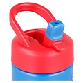 Super Mario Super Mario Trinkflasche Let's-a-Go – 410 ml – BPA-frei mit Strohhalm Super Mario Super Mario Trinkflasche Let's-a-Go – 410 ml – BPA-frei mit Strohhalm
