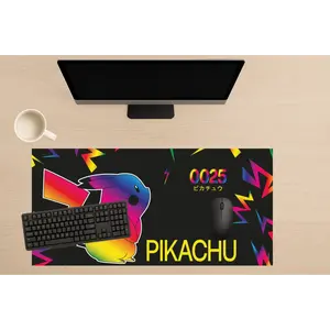 Pokemon Pokémon Pikachu Schreibtischunterlage Mauspad - 60 cm Breite 40 cm Höhe Pokemon Pokémon Pikachu Schreibtischunterlage Mauspad - 60 cm Breite 40 cm Höhe