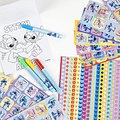 Disney Disney Stitch & Angel Sticker Set for Kids – 1000 Stickers – Includes Colouring Book & 4 Markers – Girls Craft Set