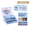 Disney Stitch and Angel Art Case for Kids – 44-Piece Craft and Drawing Set – For Girls and Boys