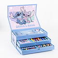 Disney Stitch and Angel Art Case for Kids – 44-Piece Craft and Drawing Set – For Girls and Boys