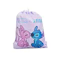 Disney Stitch & Angel Swim Bag for Kids – Girls Gym Sack – Disney Drawstring Backpack 42x31 cm Disney Stitch & Angel Swim Bag for Kids – Girls Gym Sack – Disney Drawstring Backpack 42x31 cm