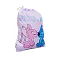 Disney Stitch & Angel Swim Bag for Kids – Girls Gym Sack – Disney Drawstring Backpack 42x31 cm Disney Stitch & Angel Swim Bag for Kids – Girls Gym Sack – Disney Drawstring Backpack 42x31 cm