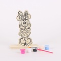 Disney Minnie Mouse Wooden Painting Set – Kids Craft Kit – Includes Paint & Brush
