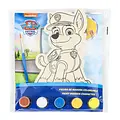 Nickelodeon Paw Patrol Holz-Malset für Kinder – Bastelset mit Chase – Farbe und Pinsel