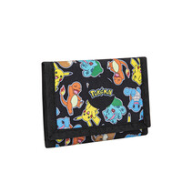 Pokémon Portemonnee – Zwart – All-Over Print