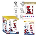 Marvel Spidey Malen nach Zahlen Set – Marvel Spidey and His Amazing Friends – 6 Seiten mit Farbe & Pinsel