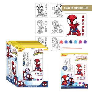 Marvel Spidey Paint by Numbers Set Marvel Spidey Paint by Numbers Set