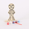 Marvel Spidey Paint Set for Kids – Wooden Spider-Man Craft Kit – Marvel Creative Toy
