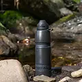 WatertoGo Water-to-Go Active Flasche 1L Schwarz – Wasserfilterflasche für Reisen & Sport – Mit 3-in-1 Filter – BPA-frei