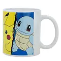 Pokemon Pokémon Tasse – Pikachu, Glumanda, Schiggy und Bisasam – 325ml