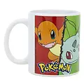 Pokemon Pokémon Tasse – Pikachu, Glumanda, Schiggy und Bisasam – 325ml