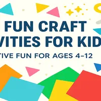 10 Creative Craft Ideas for Kids – Fun Activities for Ages 4–12