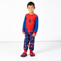 Marvel Marvel Spideman Boys Pyjamas – Cotton – Blue Kids Sleepwear with Long Sleeve Top