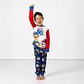 Nickelodeon Paw Patrol Pyjama Jungen – 100% Baumwolle – Blauer Kinder Schlafanzug mit Langarmshirt