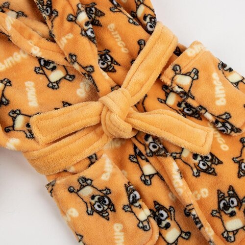 Bluey Bluey Bademantel Kinder – Bingo Morgenmantel mit Kapuze Jungen & Mädchen – Fleece Bluey Bluey Bademantel Kinder – Bingo Morgenmantel mit Kapuze Jungen & Mädchen – Fleece