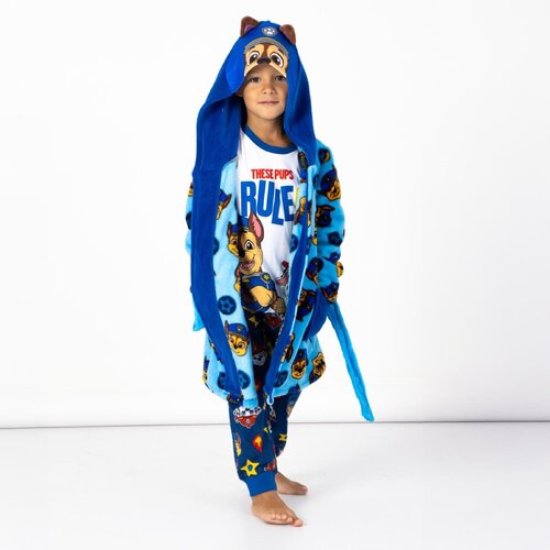 Nickelodeon Paw Patrol Bademantel Kinder – Chase Morgenmantel mit Kapuze Jungen & Mädchen – Fleece Nickelodeon Paw Patrol Bademantel Kinder – Chase Morgenmantel mit Kapuze Jungen & Mädchen – Fleece