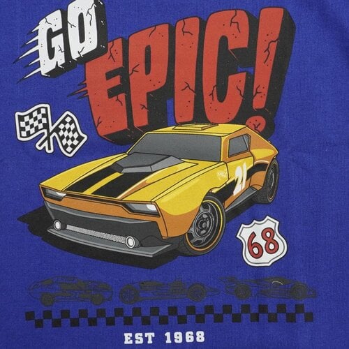 Hot Wheels Hot Wheels Pyjama Jongens – Blauwe Kinderpyjama met Auto Print – Comfortabele Slaapkleding met Lange Mouwen en Broek – Officieel Gelicenseerd Hot Wheels Hot Wheels Pyjama Jongens – Blauwe Kinderpyjama met Auto Print – Comfortabele Slaapkleding met Lange Mouwen en Broek – Officieel Gelicenseerd