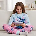 Disney Disney Stitch Fleece Pyjama Kinderen – Time to Chill – Blauw & Roze – Officieel Gelicenseerd Disney Disney Stitch Fleece Pyjama Kinderen – Time to Chill – Blauw & Roze – Officieel Gelicenseerd
