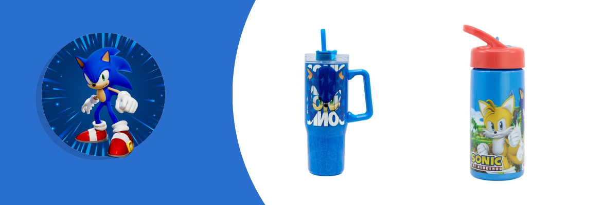 Sonic The Hedgehog Brotdosen und Becher