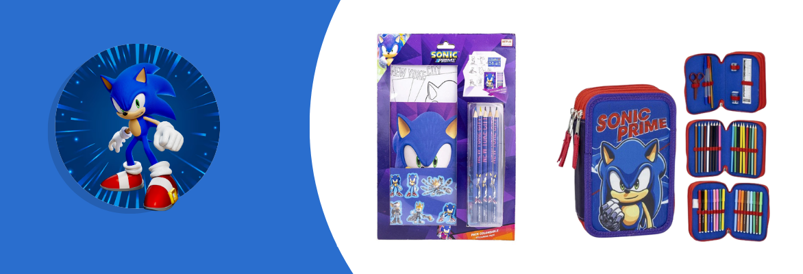 Sonic The Hedgehog Stationery