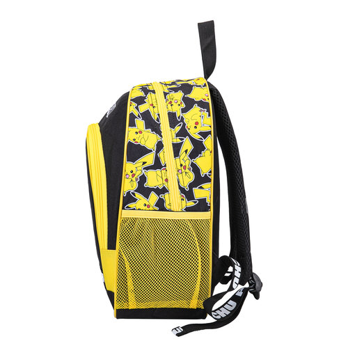 Pokemon Pokémon Backpack with Pikachu – Black & Yellow – 2 Compartments – Officially Licensed – School Bag for Boys and Girls Pokemon Pokémon Backpack with Pikachu – Black & Yellow – 2 Compartments – Officially Licensed – School Bag for Boys and Girls