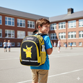 Pokemon Pokémon Backpack with Pikachu – Black & Yellow – 2 Compartments – Officially Licensed – School Bag for Boys and Girls Pokemon Pokémon Backpack with Pikachu – Black & Yellow – 2 Compartments – Officially Licensed – School Bag for Boys and Girls
